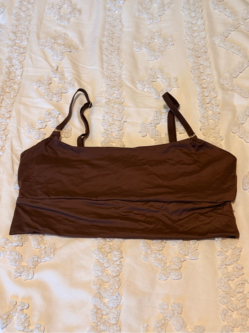 Victoria’s Secret Chocolate Brown Longline Bralette Size M